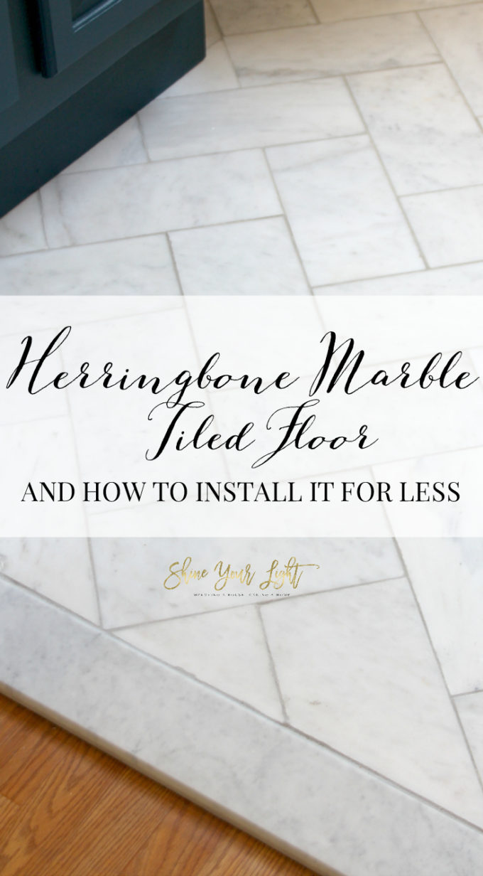 Large Herringbone Marble Tile Floor - How To DIY It For Less - Large Herringbone Marble Tile Floor - How To DIY It For Less -   18 diy Kitchen floor ideas