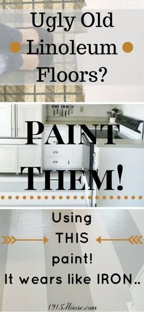 How to Paint Old Linoleum Kitchen Floors - How to Paint Old Linoleum Kitchen Floors -   18 diy Kitchen floor ideas