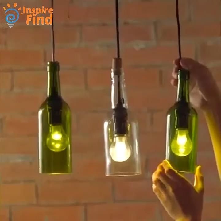 18 diy Lamp bottle ideas
