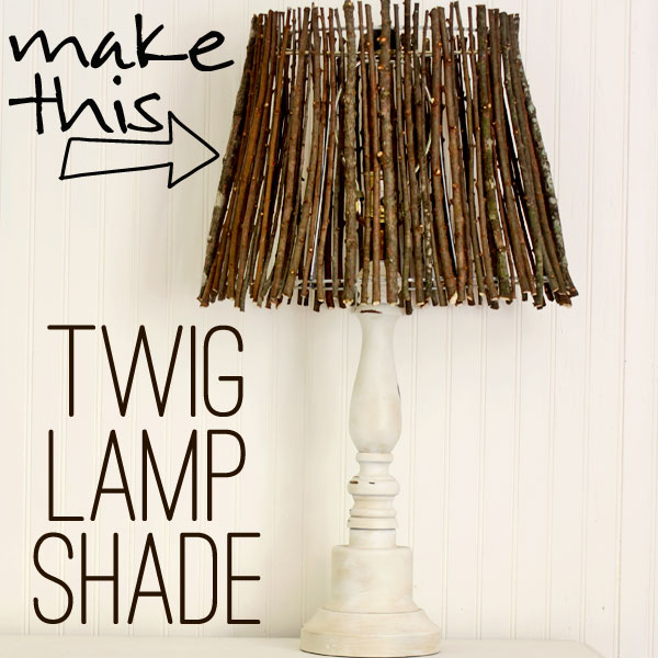 DIY twig lamp shade - DIY twig lamp shade -   18 diy Lamp stehlampe ideas