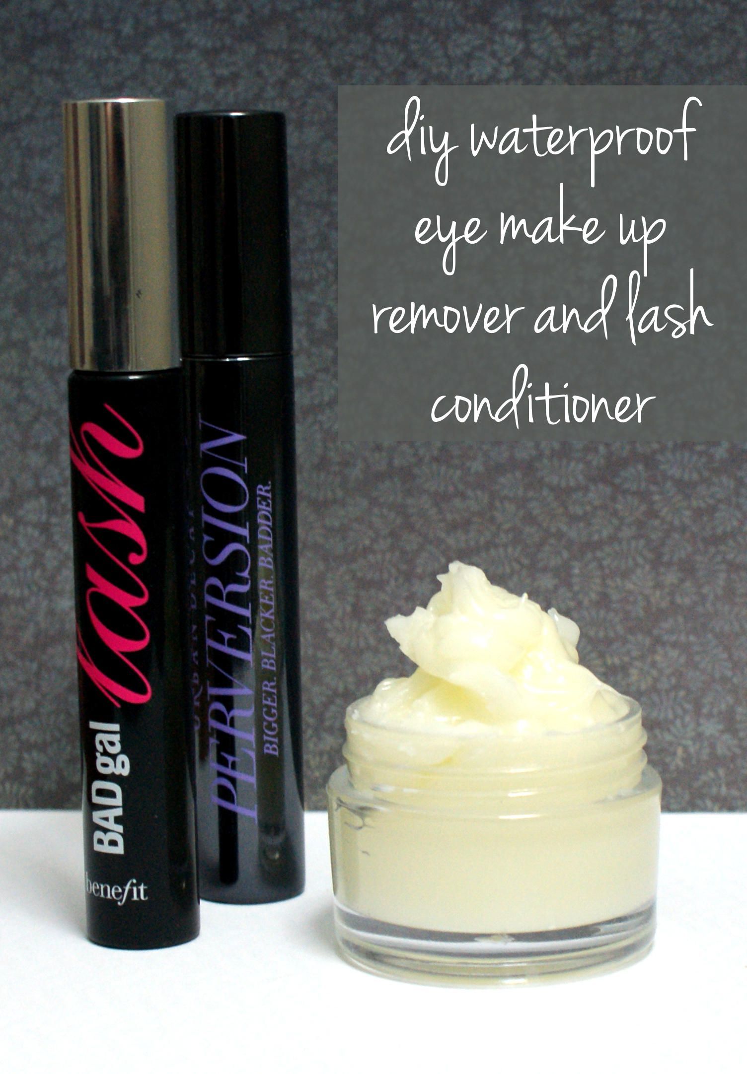 DIY Waterproof Eye Makeup Remover and Lash Conditioner - DIY Waterproof Eye Makeup Remover and Lash Conditioner -   18 diy Makeup facile ideas