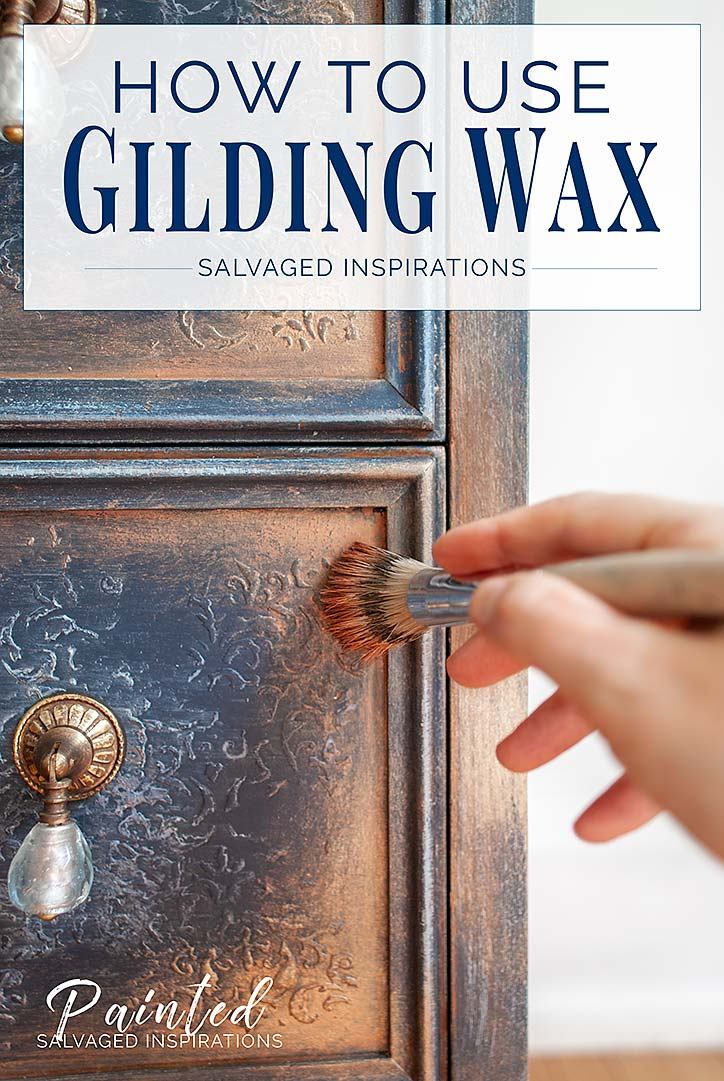 How To Use Gilding Wax on Painted Furniture - How To Use Gilding Wax on Painted Furniture -   18 diy Muebles antiguos ideas