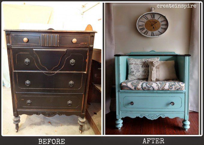 20+ of the BEST Upcycled Furniture Ideas! - 20+ of the BEST Upcycled Furniture Ideas! -   18 diy Muebles antiguos ideas