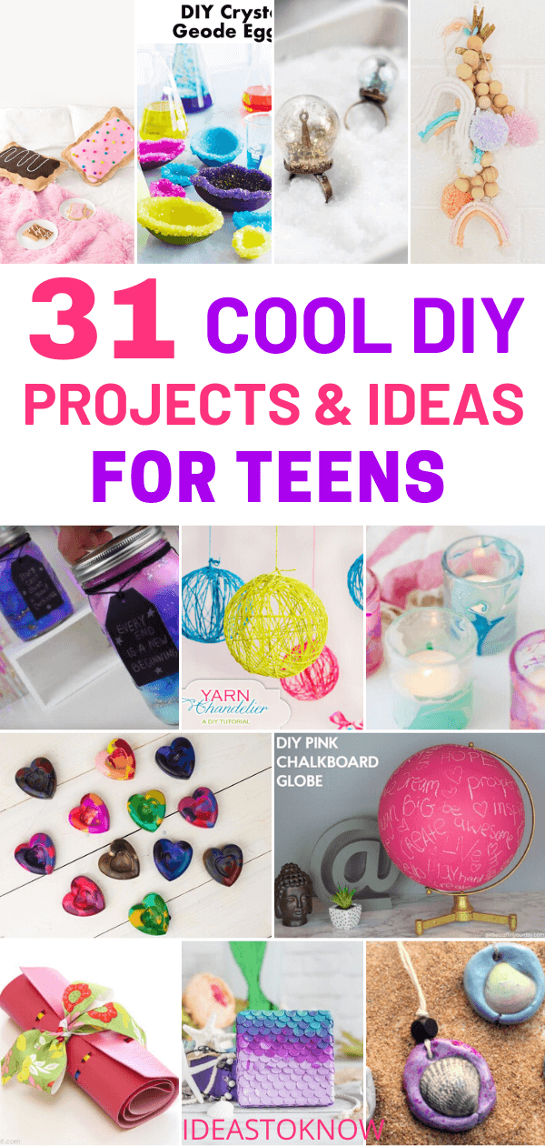 18 diy Projects for teenagers ideas