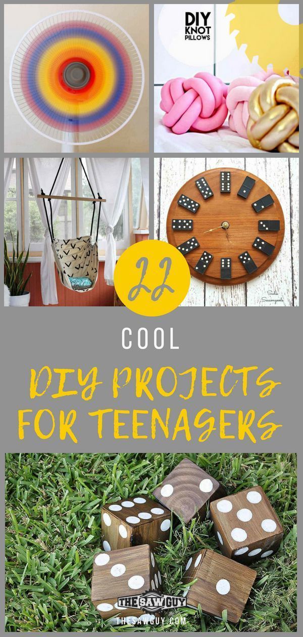 22 Cool DIY Projects for Teenagers - The Saw Guy - 22 Cool DIY Projects for Teenagers - The Saw Guy -   18 diy Projects for teenagers ideas