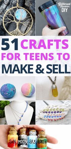 50+ More crafts for teens to make and sell - 50+ More crafts for teens to make and sell -   18 diy Projects for teenagers ideas