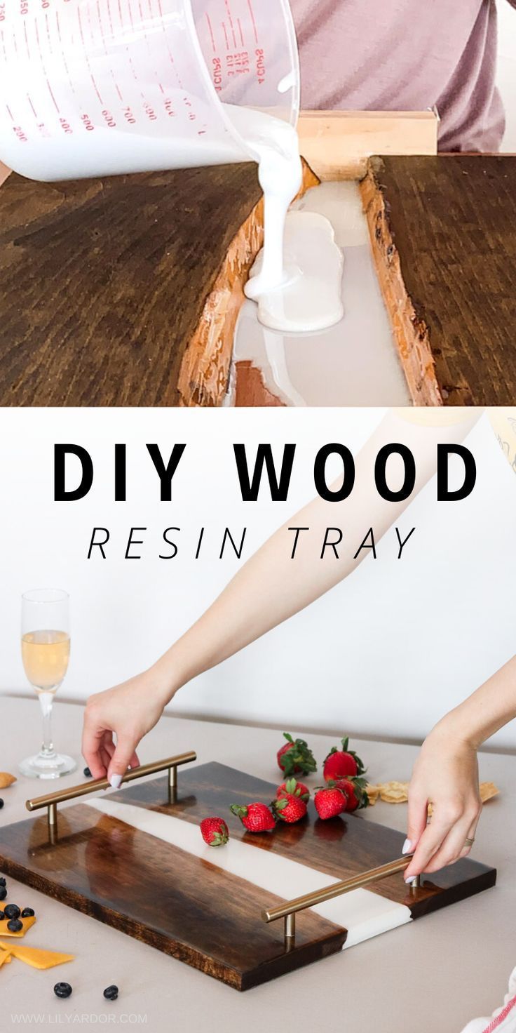 How To Make A Wood Resin Tray - How To Make A Wood Resin Tray -   18 diy projects ideas