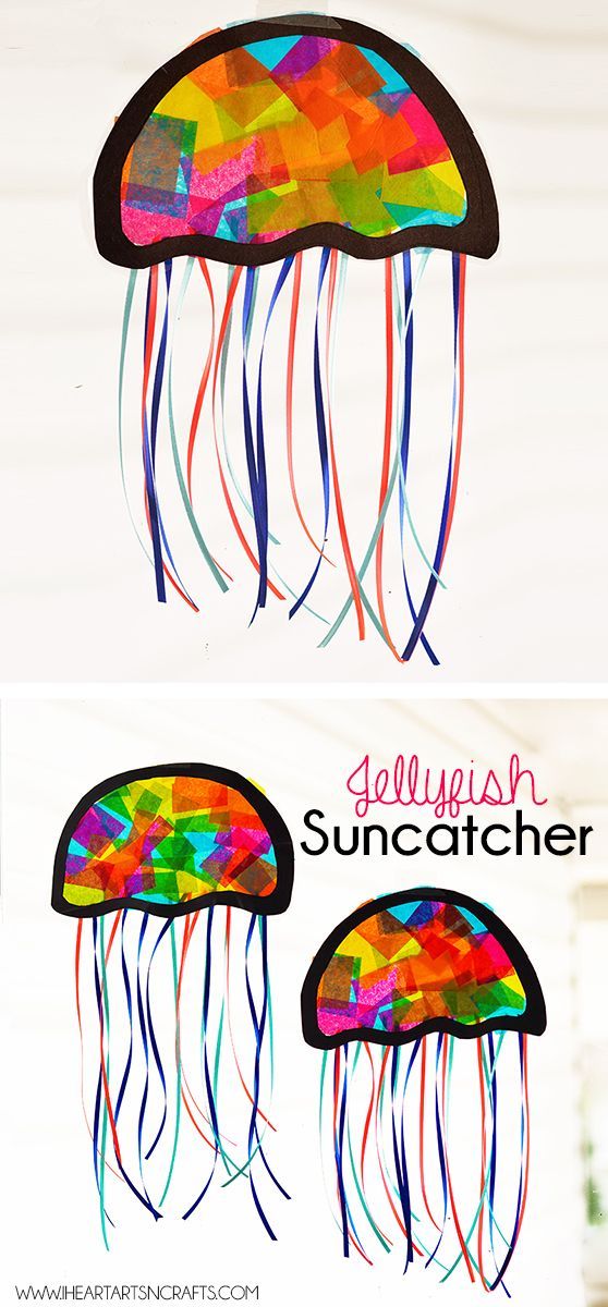 Suncatcher Jellyfish Kids Craft - I Heart Arts n Crafts - Suncatcher Jellyfish Kids Craft - I Heart Arts n Crafts -   18 diy simple ideas