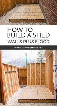 Build Shed Walls plus Floor - Build Shed Walls plus Floor -   18 diy Storage shed ideas