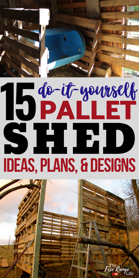 15 DIY Pallet Shed, Barn, and Building Ideas! - 15 DIY Pallet Shed, Barn, and Building Ideas! -   18 diy Storage shed ideas