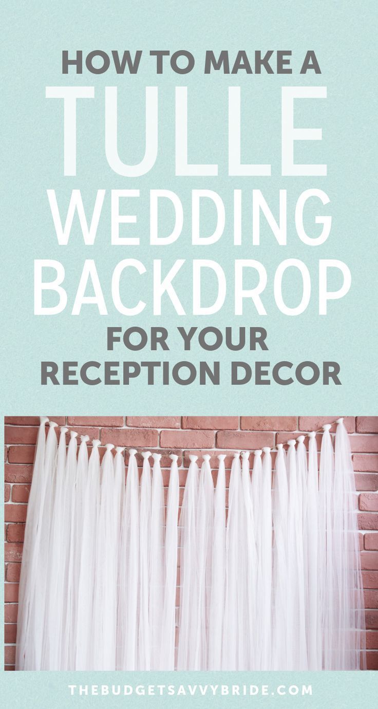 Creating a Tulle Wedding Backdrop - Creating a Tulle Wedding Backdrop -   18 diy Wedding backdrop ideas