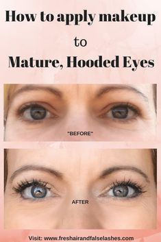 Mature, Hooded Eyes. Tips & Tricks to apply makeup for every day wear. - Mature, Hooded Eyes. Tips & Tricks to apply makeup for every day wear. -   18 simple beauty Hacks ideas