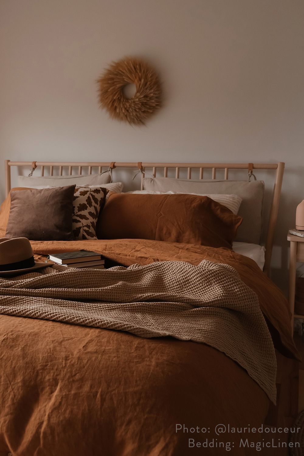 Cinnamon Linen Bedding Styling - Cinnamon Linen Bedding Styling -   18 style Boho chambre ideas