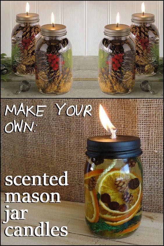 Make a Mason Jar Oil Candle Lamp - Gifts for the Holidays - Make a Mason Jar Oil Candle Lamp - Gifts for the Holidays -   19 beauty DIY crafts ideas