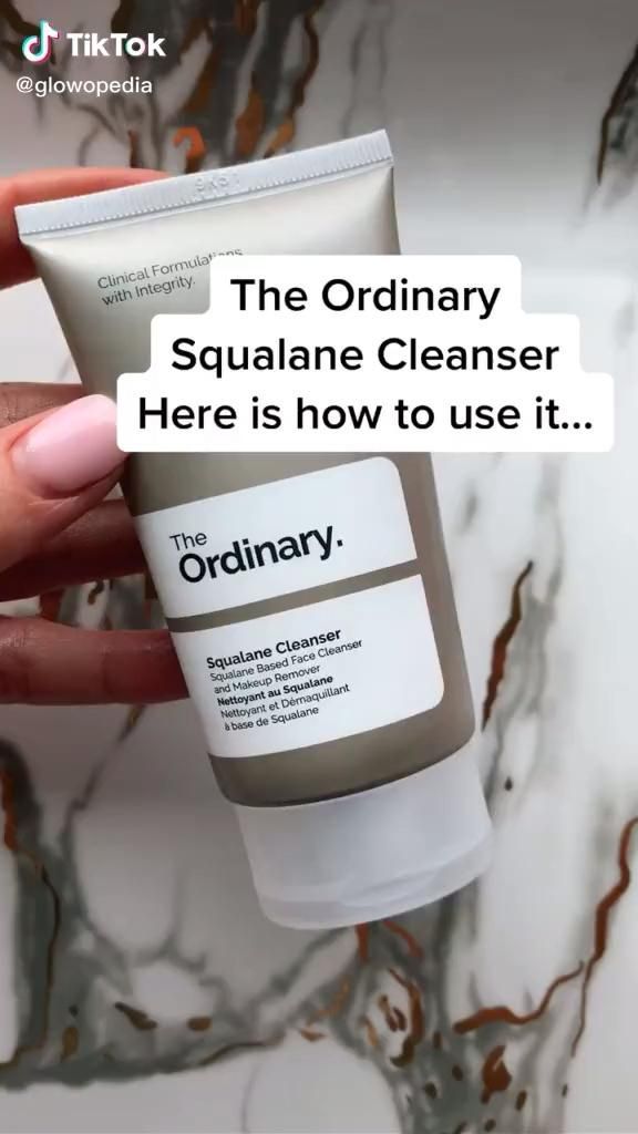 The Ordinary Squalane Cleanser - The Ordinary Squalane Cleanser -   19 beauty Treatments how to use ideas