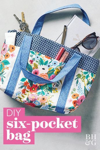 Make Your Own Simple Six-Pocket Bag - Make Your Own Simple Six-Pocket Bag -   19 diy Bag with pockets ideas