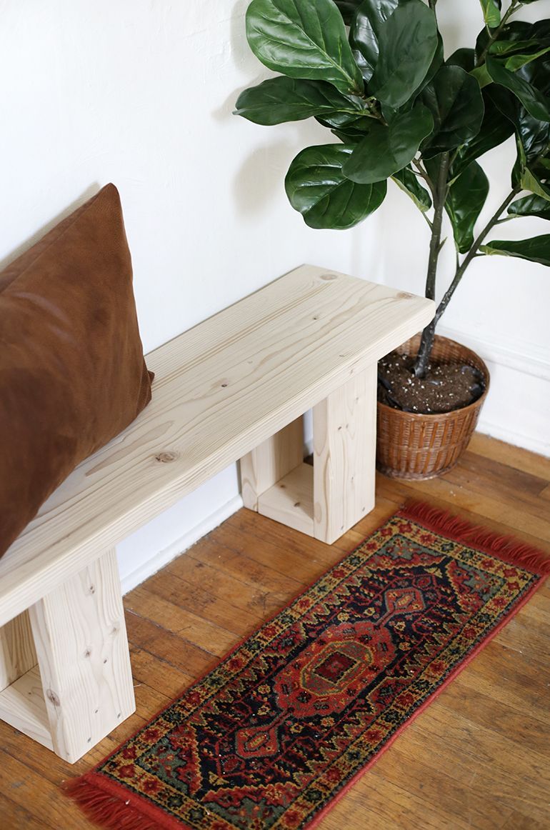 DIY Simple Wooden Bench - DIY Simple Wooden Bench -   19 diy Bedroom bench ideas