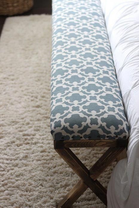 Make a SUPER Easy DIY Upholstered Bench - Make a SUPER Easy DIY Upholstered Bench -   19 diy Bedroom bench ideas