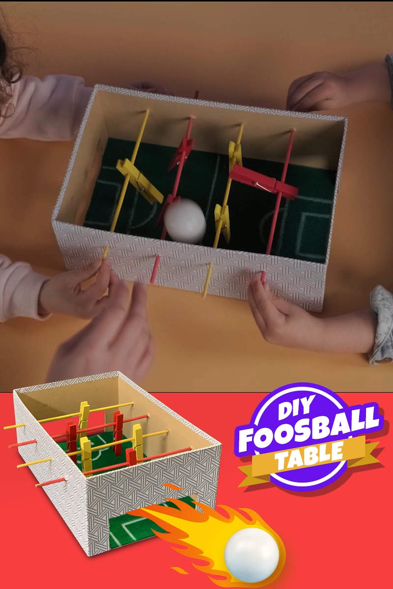 DIY Foosball Table - A Fun and Simple DIY Toy for Kids - DIY Foosball Table - A Fun and Simple DIY Toy for Kids -   19 diy Box painting ideas