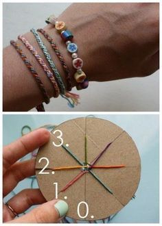 woven friendship bracelet tutorial - woven friendship bracelet tutorial -   19 diy Bracelets with cardboard ideas