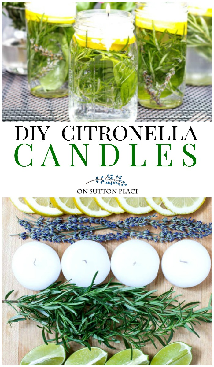 DIY Citronella Candles with Herbs - On Sutton Place - DIY Citronella Candles with Herbs - On Sutton Place -   19 diy Candles with herbs ideas