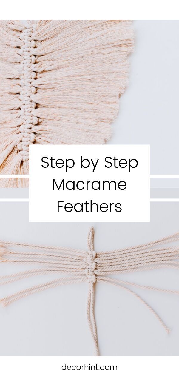 DIY Macrame Feathers - DIY Macrame Feathers -   19 diy Crafts step by step ideas