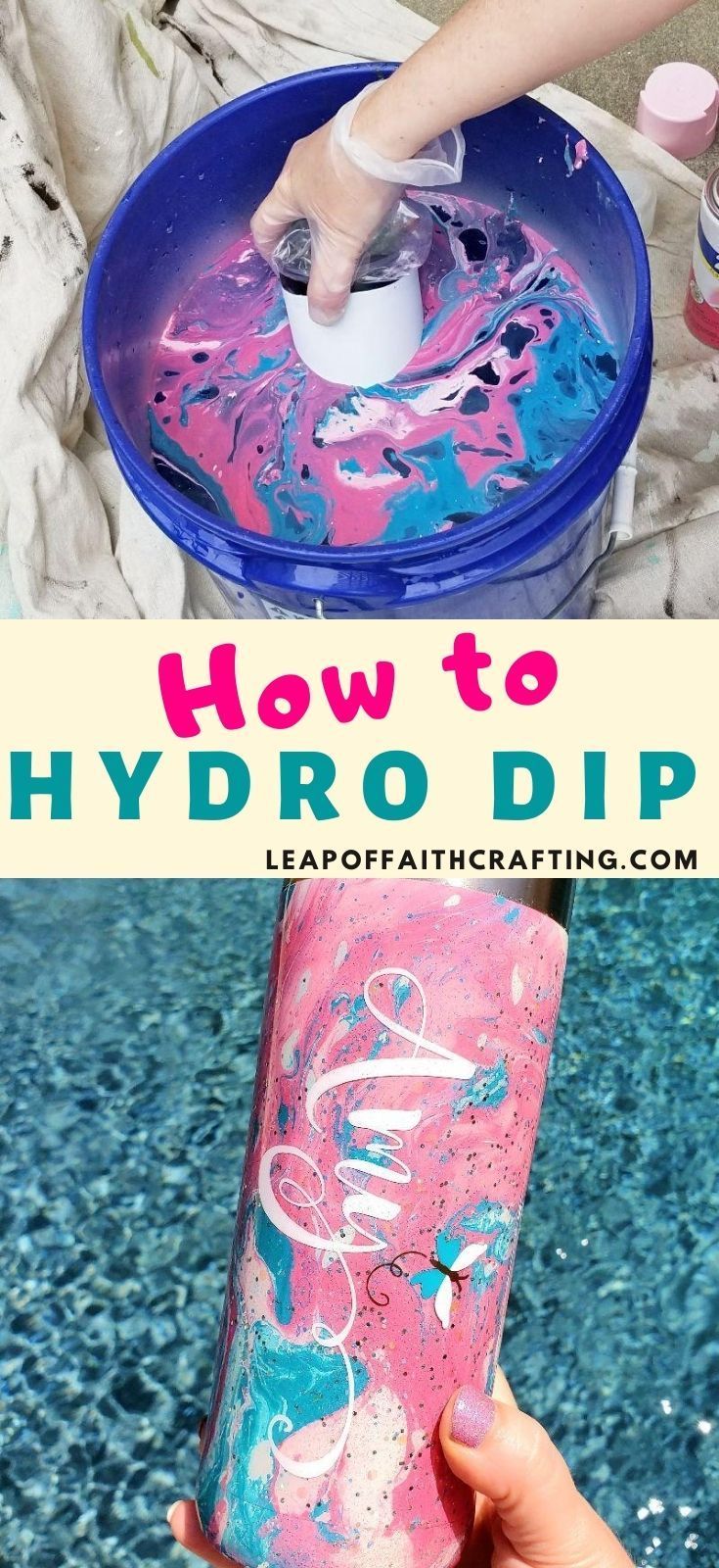 Hydro Dipping Tumblers DIY Step by Step Tutorial! - Leap of Faith Crafting - Hydro Dipping Tumblers DIY Step by Step Tutorial! - Leap of Faith Crafting -   19 diy Crafts step by step ideas