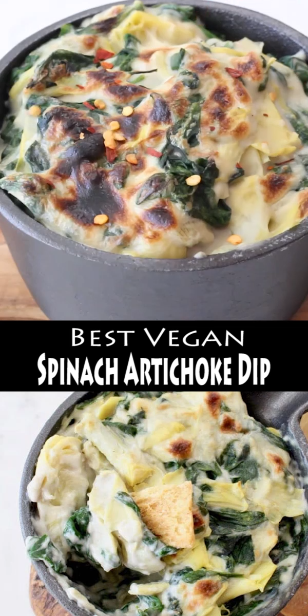 Best Vegan Spinach Artichoke Dip - Best Vegan Spinach Artichoke Dip -   diy Food vegan
