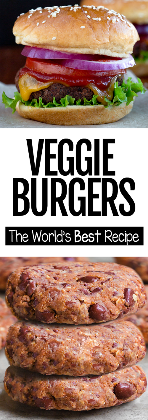 Veggie Burger Recipe - Just 6 Ingredients! - Veggie Burger Recipe - Just 6 Ingredients! -   19 diy Food vegan ideas