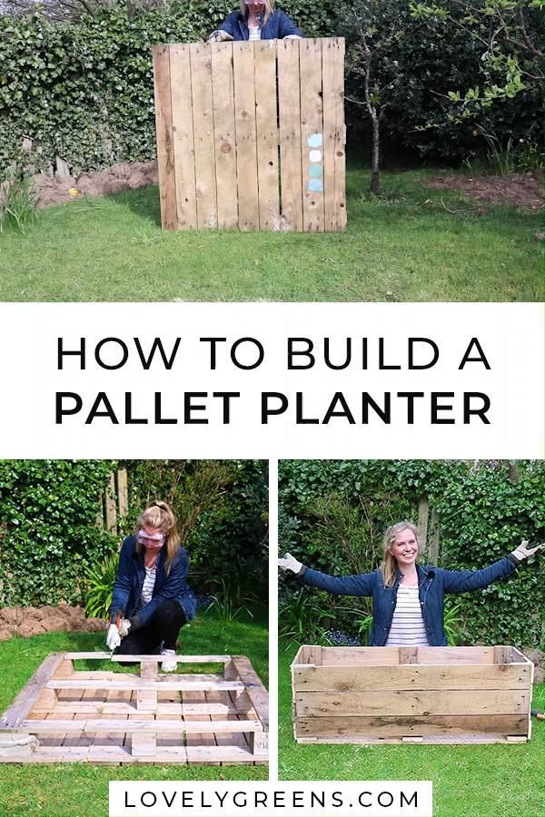 How to build a Pallet Planter - How to build a Pallet Planter -   19 diy Garden outdoor ideas