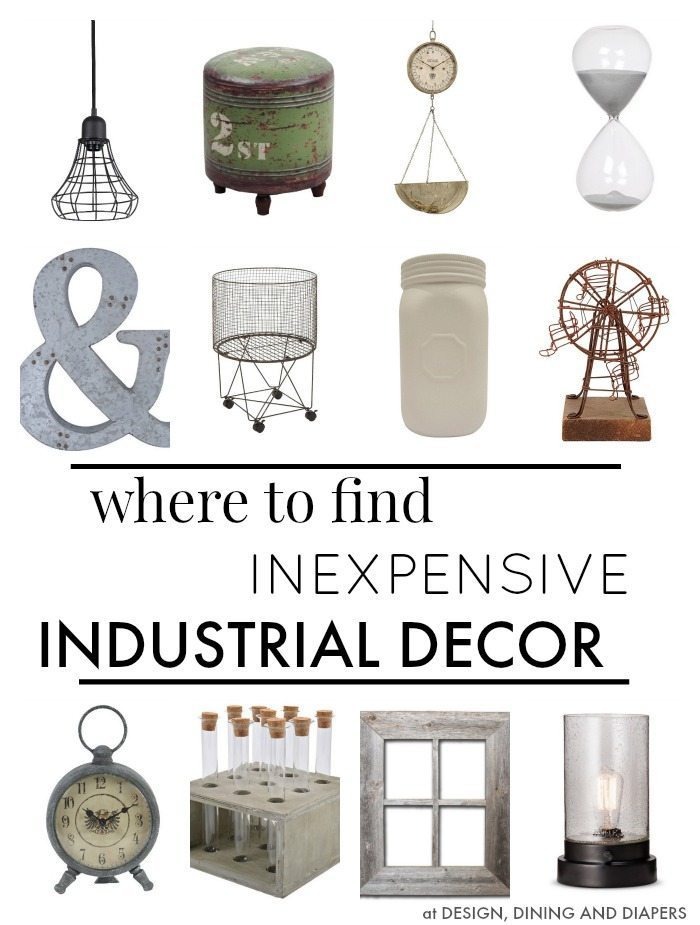 Shopping Guide: Inexpensive Industrial Decor - Taryn Whiteaker - Shopping Guide: Inexpensive Industrial Decor - Taryn Whiteaker -   19 diy Home Decor inexpensive ideas