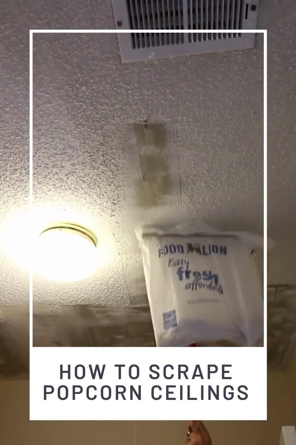 Our Top Tips on How to Scrape Popcorn Ceilings - Our Top Tips on How to Scrape Popcorn Ceilings -   diy House improvements