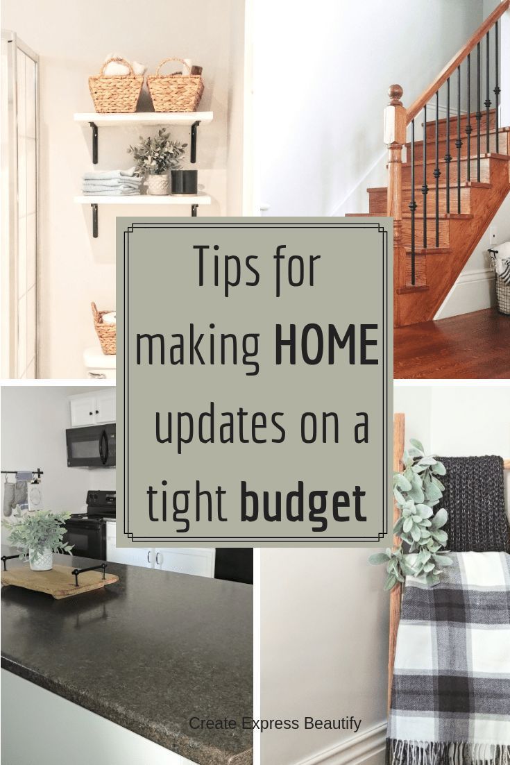 Tips for making home updates on a budget - Tips for making home updates on a budget -   19 diy House improvements ideas