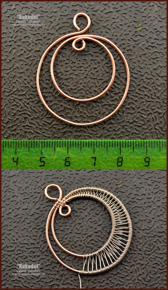 Handmade jewelry. Wire wrap tutorial. Pendant. (83) - Handmade jewelry. Wire wrap tutorial. Pendant. (83) -   19 diy Jewelry wire ideas