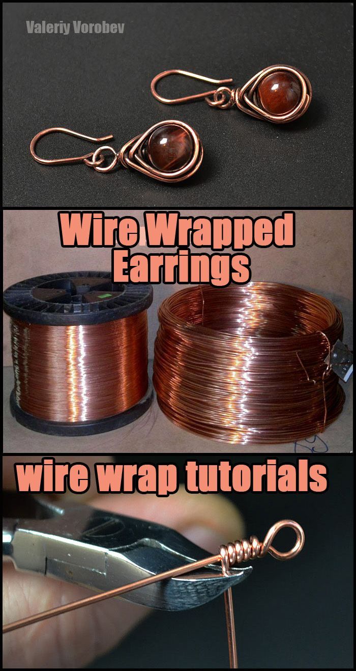 Wire wrapped jewelry. Wire wrap earrings. Wire wrap tutorial. - Wire wrapped jewelry. Wire wrap earrings. Wire wrap tutorial. -   19 diy Jewelry wire ideas