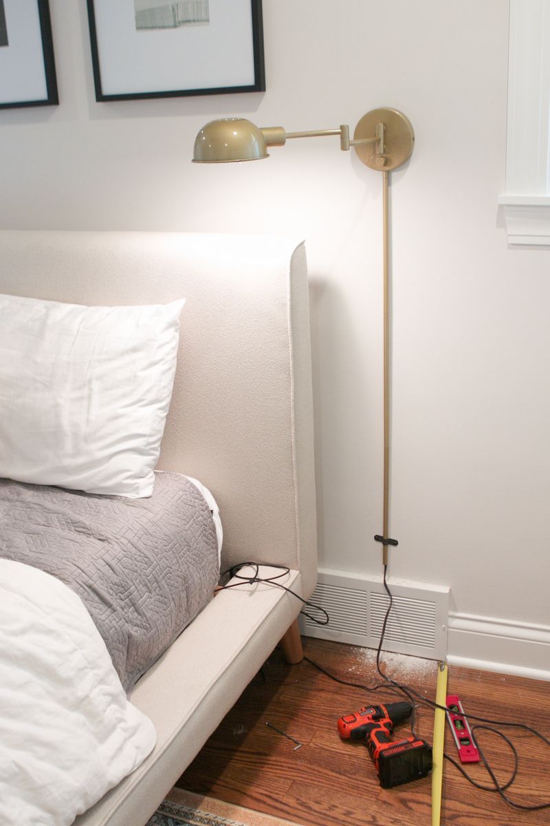 Spray Painting and Hanging Affordable Sconces | The DIY Playbook - Spray Painting and Hanging Affordable Sconces | The DIY Playbook -   19 diy Lamp bedside ideas