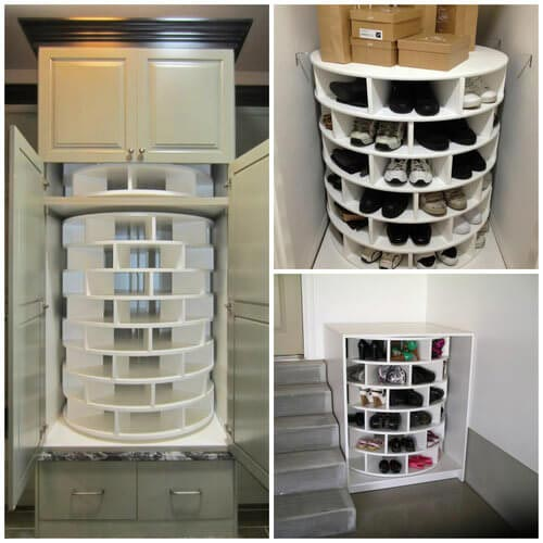 How to Build a Lazy Susan Cabinet for Shoes - Home Garden DIY - How to Build a Lazy Susan Cabinet for Shoes - Home Garden DIY -   19 diy Muebles zapatos ideas