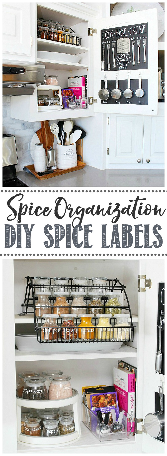 Spice Jar Labels and Spice Organization Ideas - Clean and Scentsible - Spice Jar Labels and Spice Organization Ideas - Clean and Scentsible -   19 diy Organization spices ideas