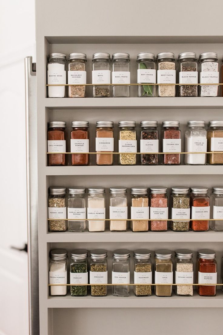 19 diy Organization spices ideas