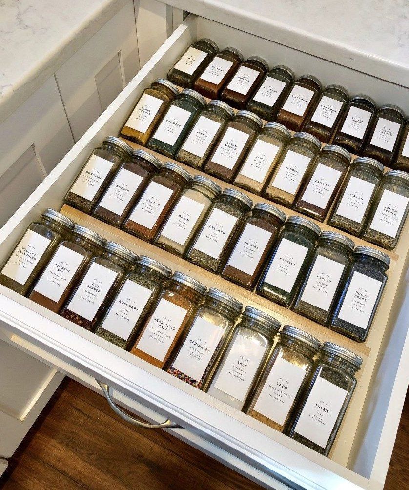 spice organization drawer - spice organization drawer -   19 diy Organization spices ideas