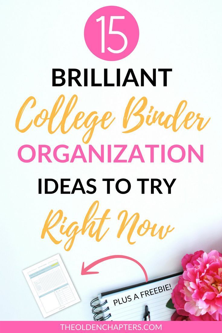 15 Top Tips to an Organized College Binder - The Olden Chapters - 15 Top Tips to an Organized College Binder - The Olden Chapters -   19 diy Organization student ideas