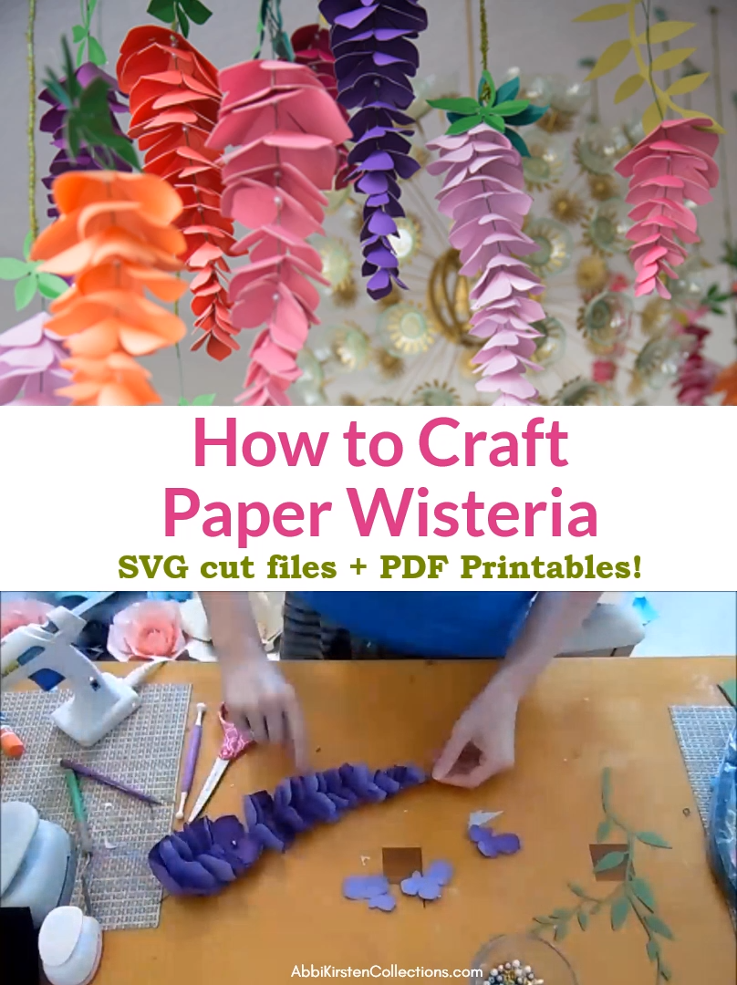 How to Make Paper Wisteria Flowers Step By Step - How to Make Paper Wisteria Flowers Step By Step -   19 diy Paper succulents ideas