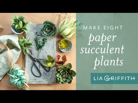 DIY Paper Succulent Plants: Eight Unique Succulents Using Cardstock Paper - DIY Paper Succulent Plants: Eight Unique Succulents Using Cardstock Paper -   19 diy Paper succulents ideas
