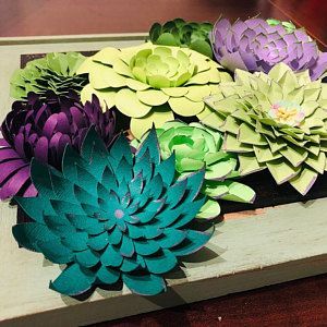 Giant Paper Flower Wall, Large Backdrop Flowers, Patterns & Tutorials, DIY Flower Templates and Instructions, SVG Cut Files - Giant Paper Flower Wall, Large Backdrop Flowers, Patterns & Tutorials, DIY Flower Templates and Instructions, SVG Cut Files -   19 diy Paper succulents ideas