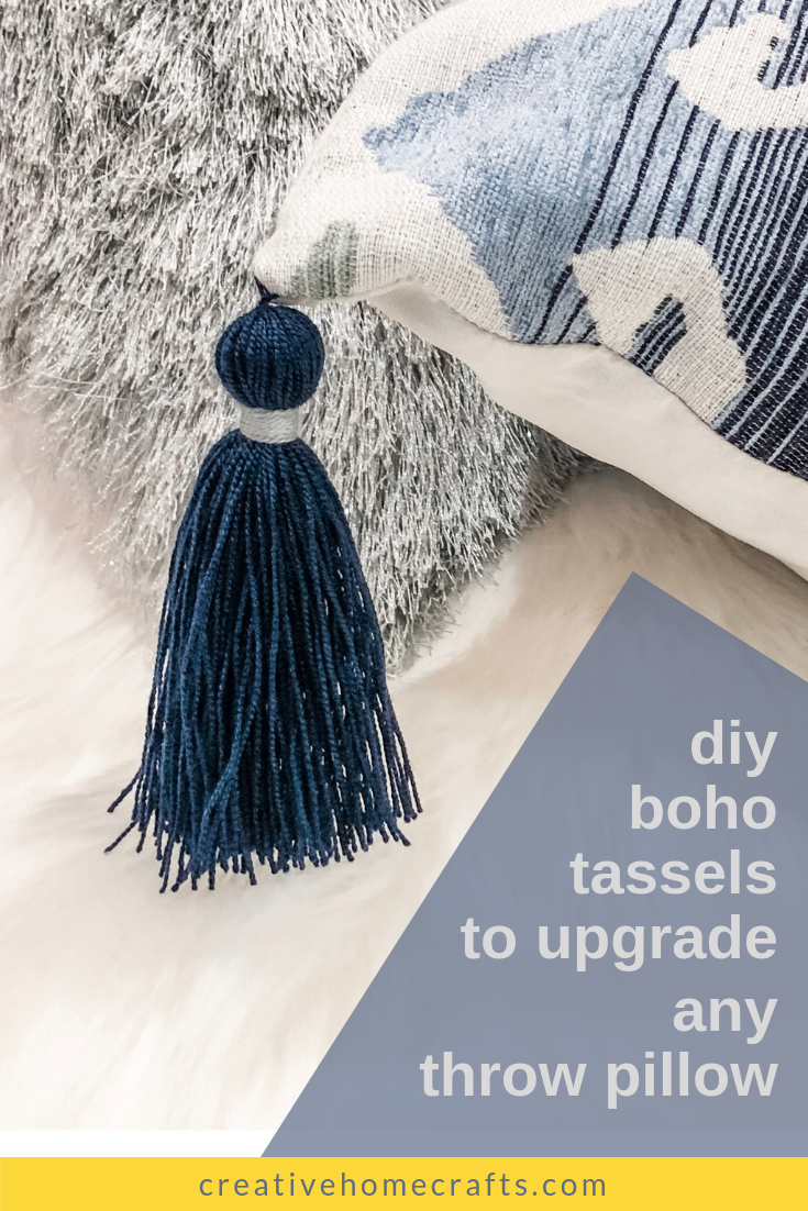 Easy DIY Boho Pillow Craft Idea - Easy DIY Boho Pillow Craft Idea -   19 diy Pillows with tassels ideas