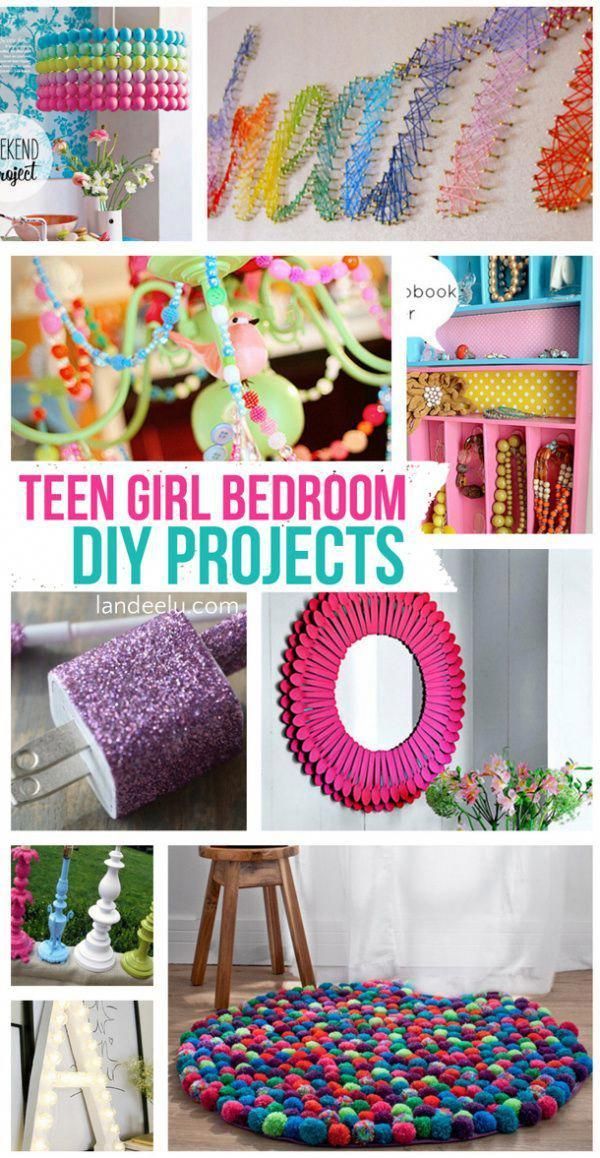 Teen Girl Bedroom DIY Projects | landeelu.com - Teen Girl Bedroom DIY Projects | landeelu.com -   19 diy Projects for teen girls ideas