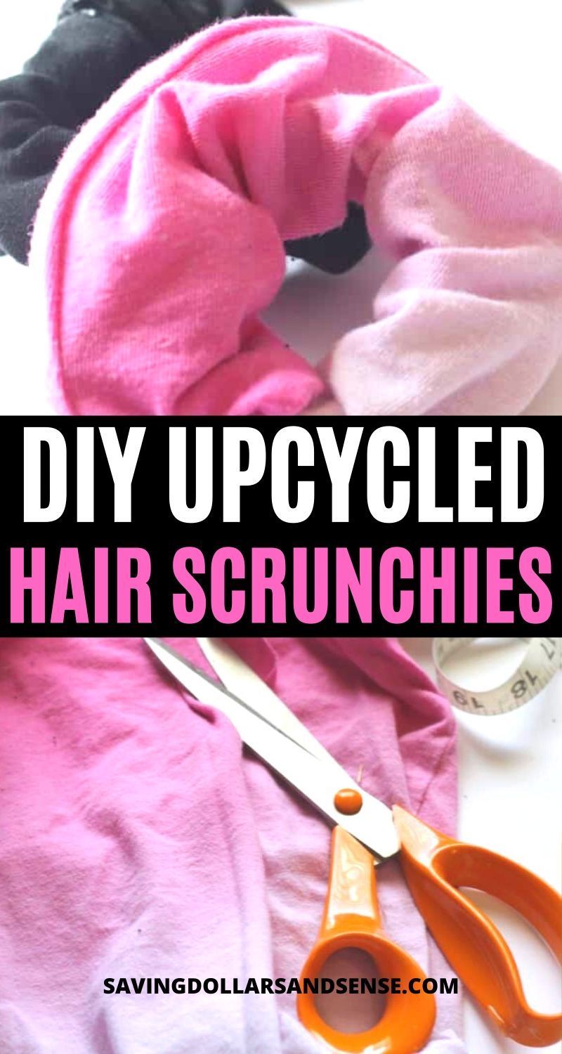 How to Make Hair Scrunchies - How to Make Hair Scrunchies -   19 diy Scrunchie from shirt ideas