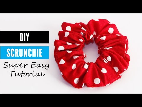 How to Make a Scrunchie | DIY Scrunchie Tutorial - How to Make a Scrunchie | DIY Scrunchie Tutorial -   19 diy Scrunchie from shirt ideas