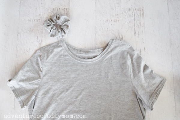 19 diy Scrunchie from shirt ideas