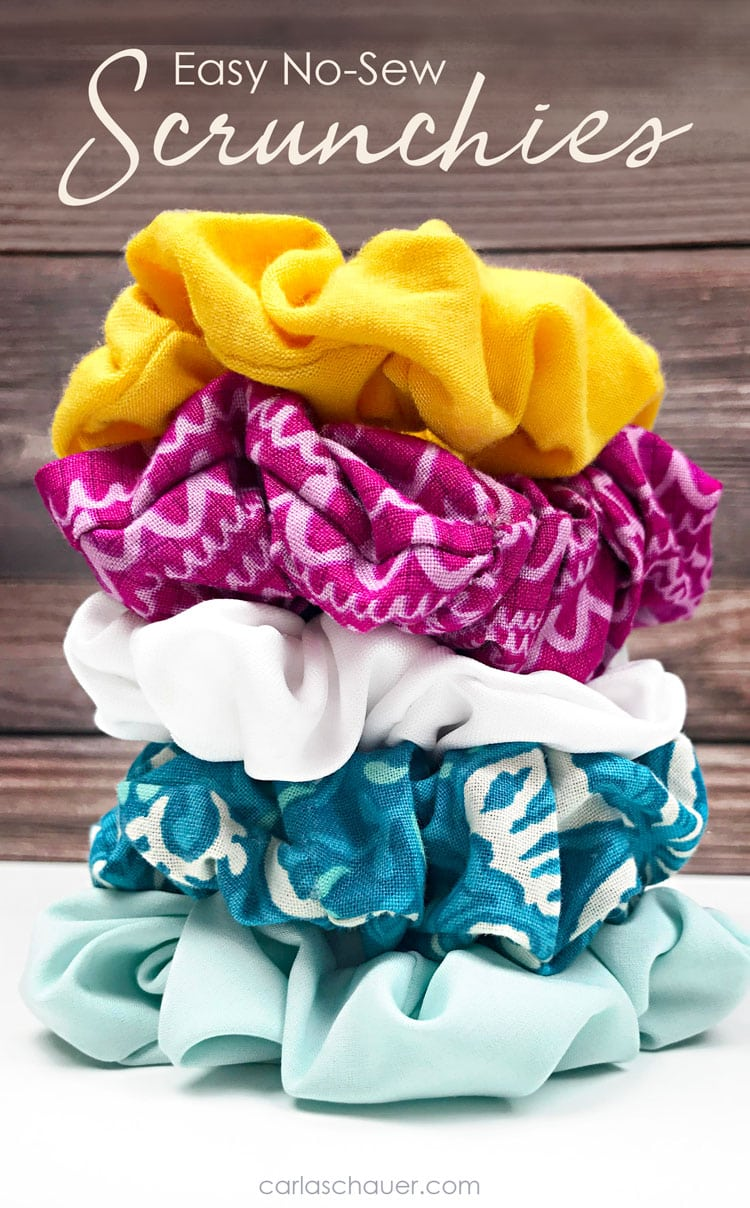 How to Make a Scrunchie Without Sewing - How to Make a Scrunchie Without Sewing -   19 diy Scrunchie from shirt ideas